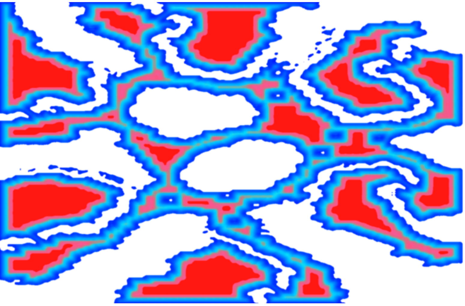 Space decomposition with shrinkage persistence - a data-driven definition of subspaces